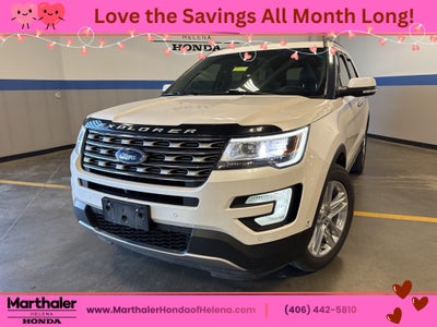 2017 Ford Explorer Limited w/ Adaptive Cruise & Pano Roof