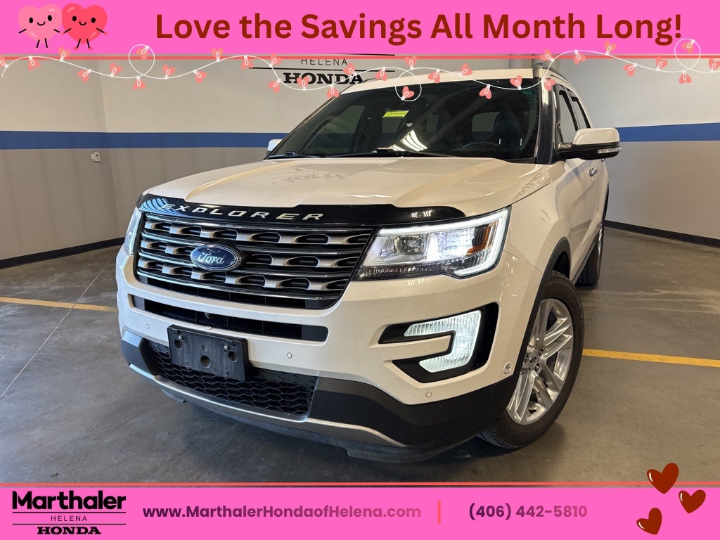 2017 Ford Explorer Limited w/ Adaptive Cruise & Pano Roof