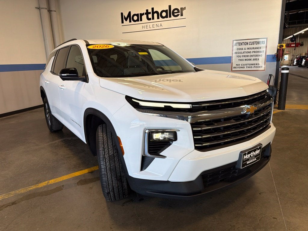 2026 Chevrolet Traverse LT 2LT w/ Driver Confidence & Trailering Pkg **