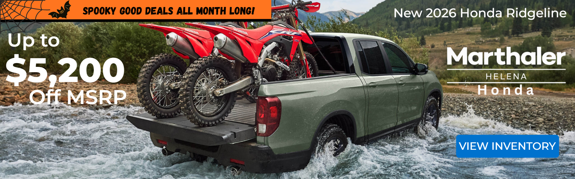 New Ridgeline from Marthaler Honda of Helena